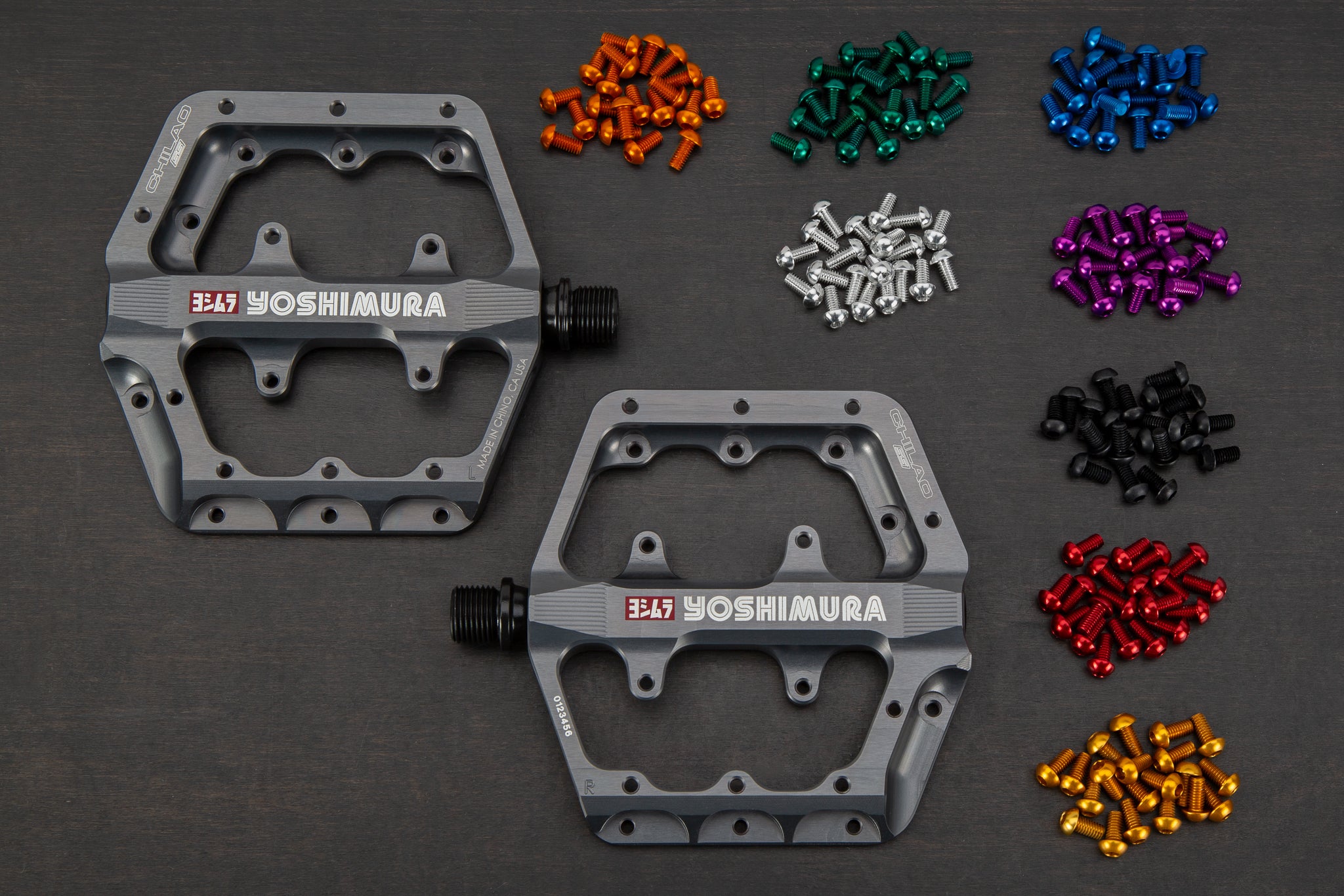 silver mtb pedals CHILAO SS LARGE PEDALS Ice