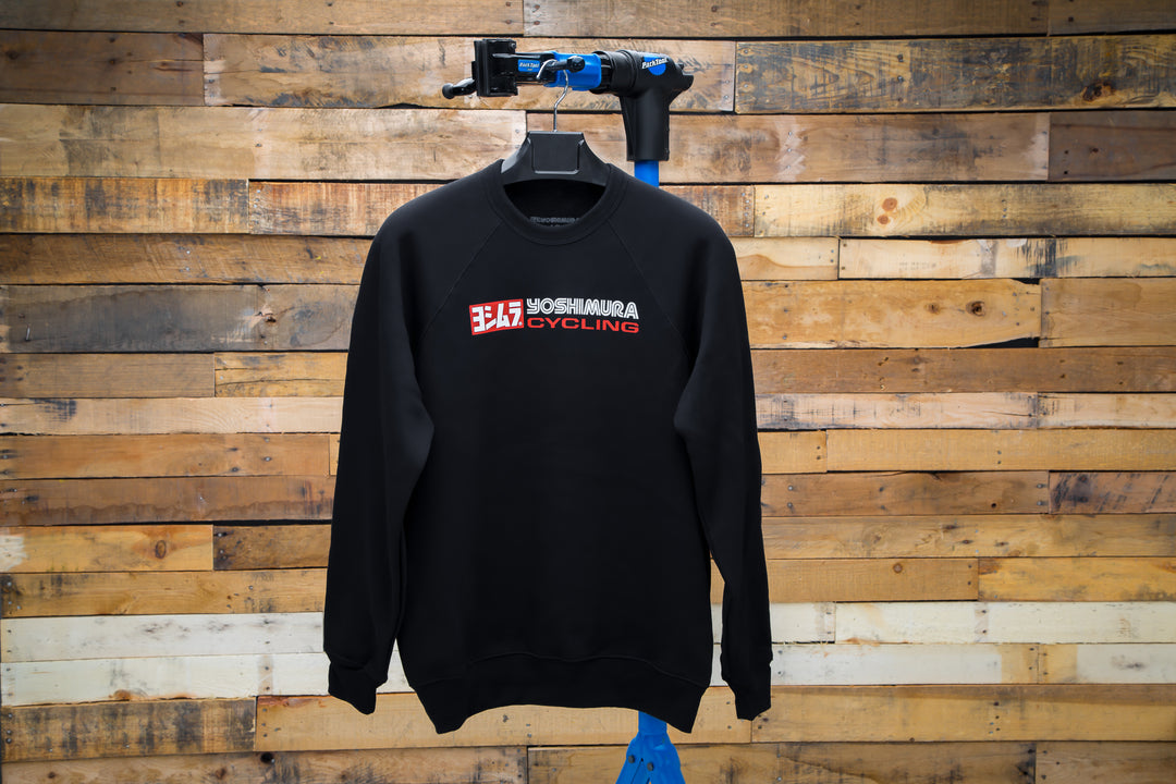CYCLING CREW SWEATSHIRT BLACK