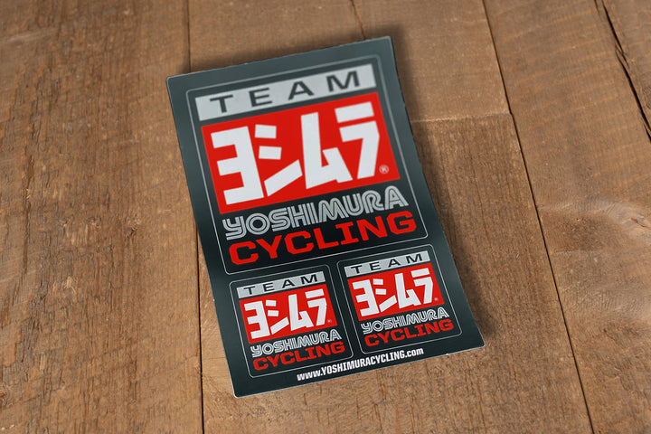Yoshimura Team Cycling Sticker 3" x 5"