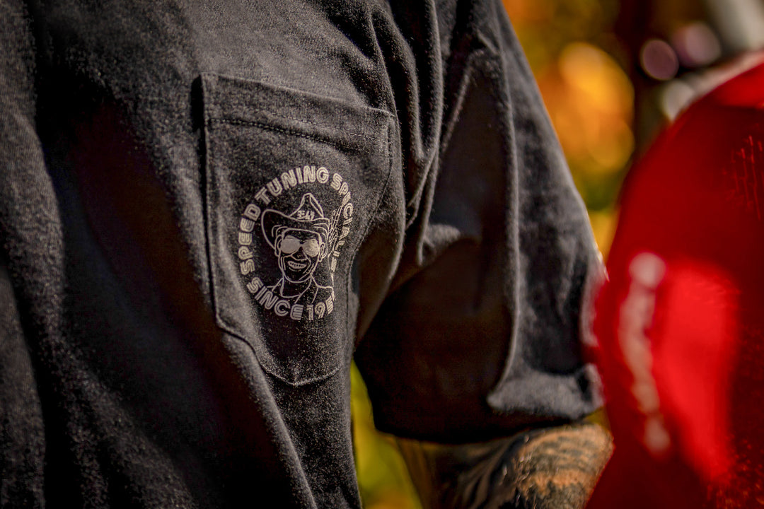 Pop Pocket Tee Black