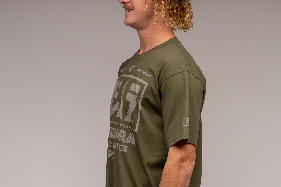Race Team Tee Army Green