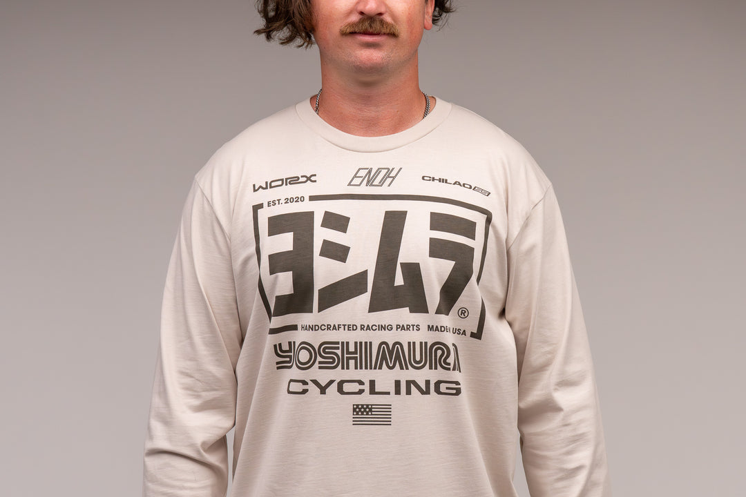 Race Team Long Sleeve Tee Bone
