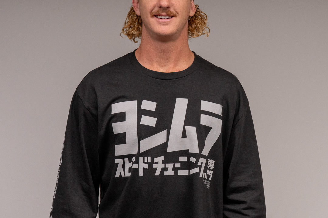 Speed Tuning Long Sleeve Tee Coal