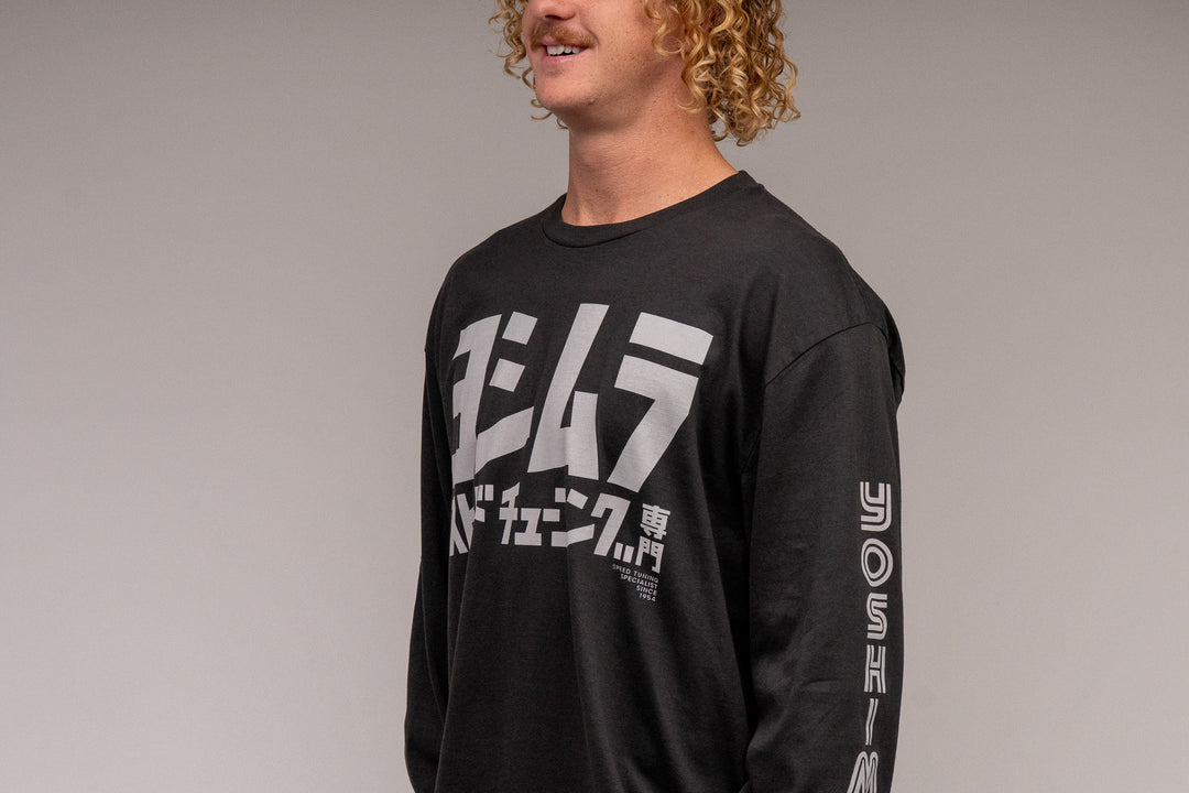 Speed Tuning Long Sleeve Tee Coal
