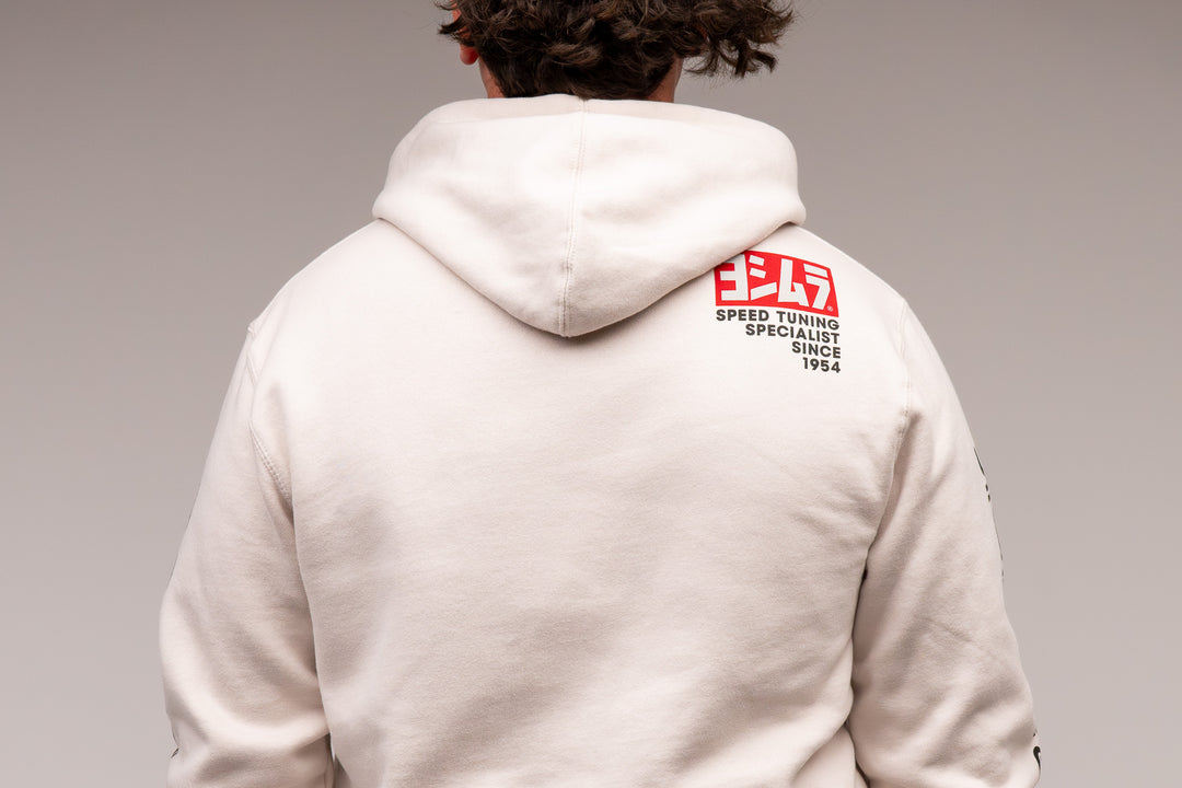 Speed Tuning Pull Over Hoodie Bone