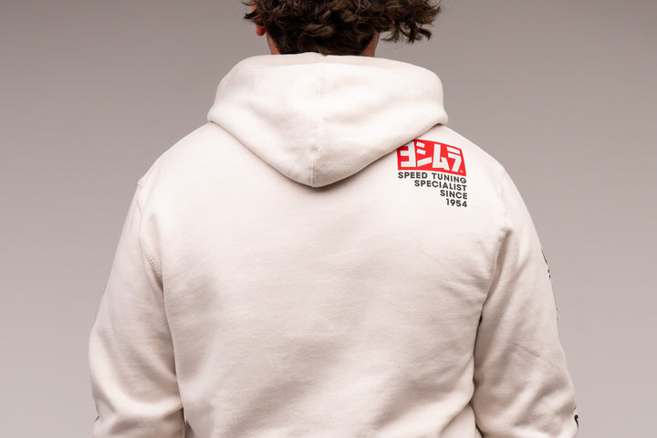 Speed Tuning Pull Over Hoodie Bone