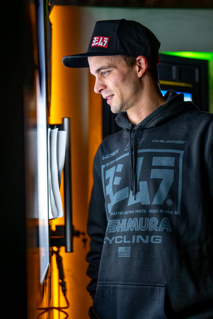 Race Team Pull Over Hoodie Coal