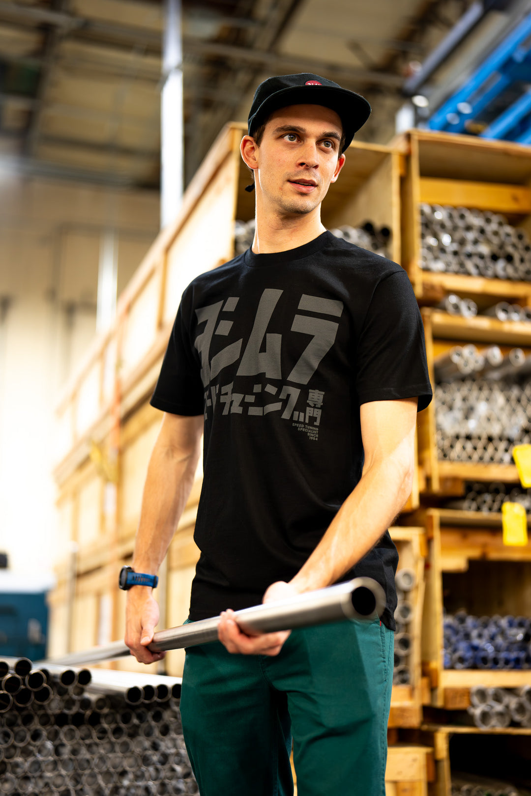 Speed Tuning Tee Black