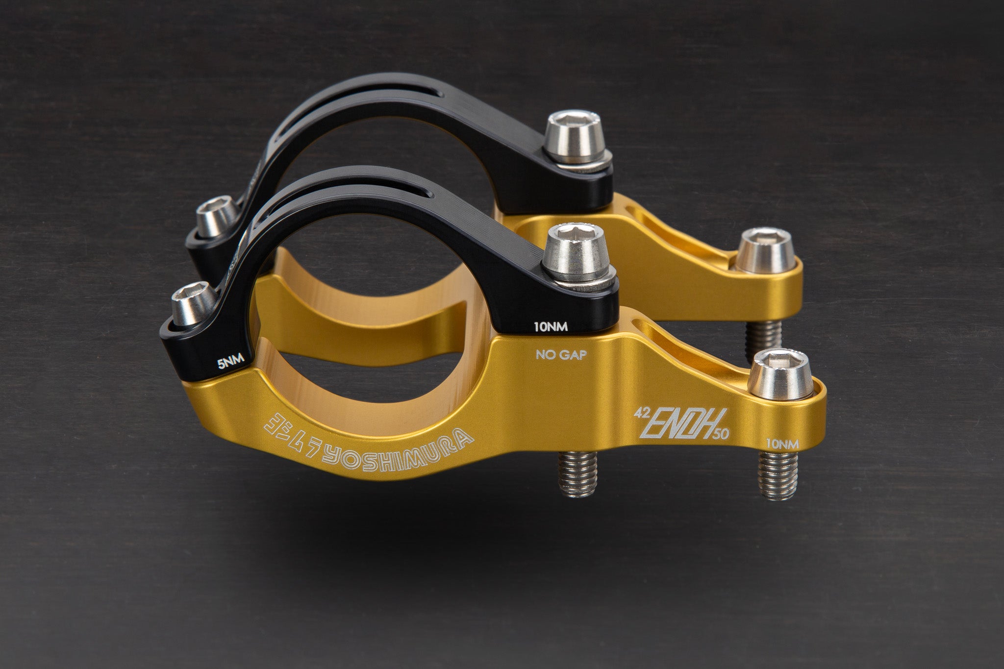YOSHIMURA DH35-45-PW ステム ブラック/ゴールド