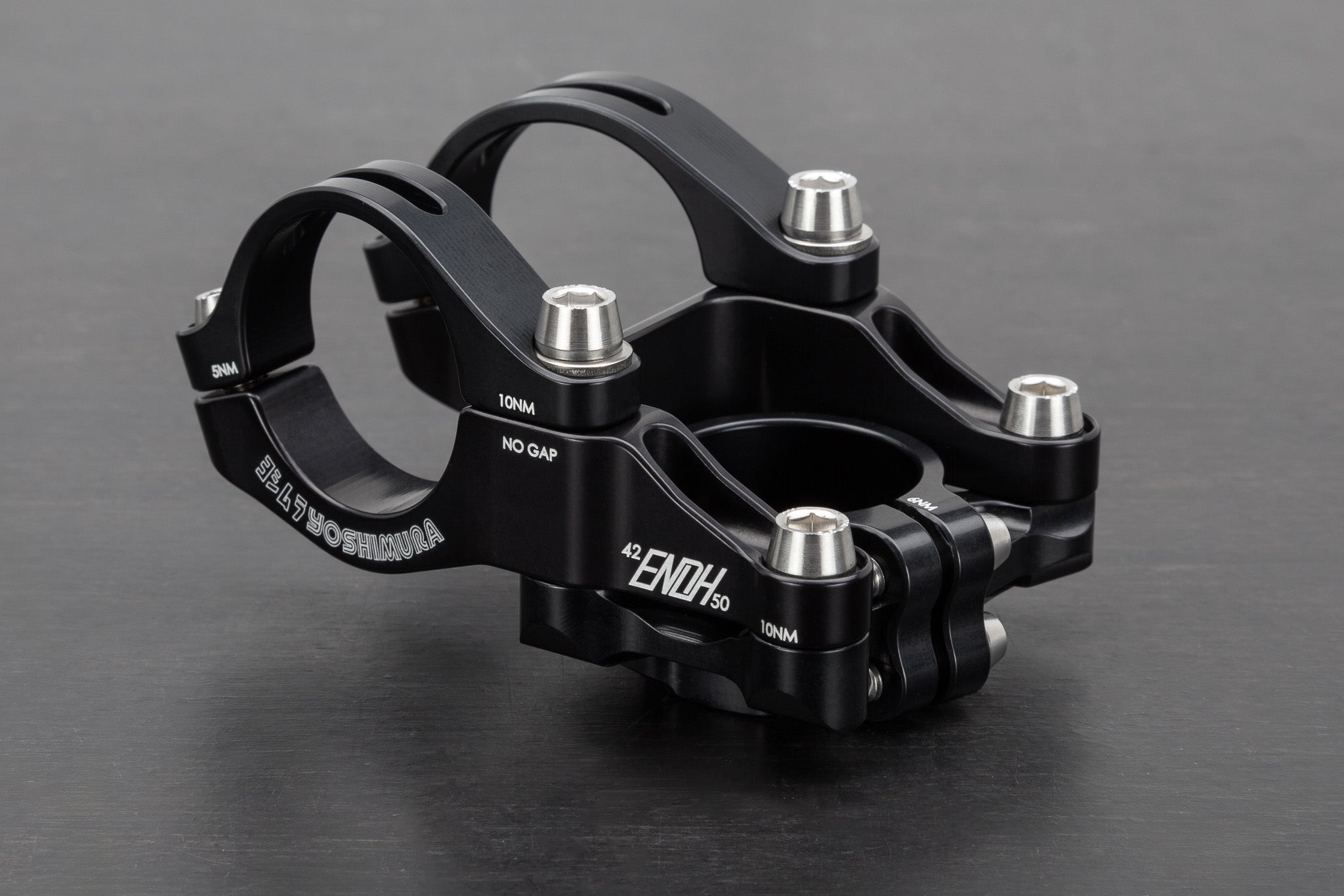 YOSHIMURA DH35-45-PW ステム ブラック/ゴールド Yoshimura Cycling ENDH Stem Kit – yoshimuracycling