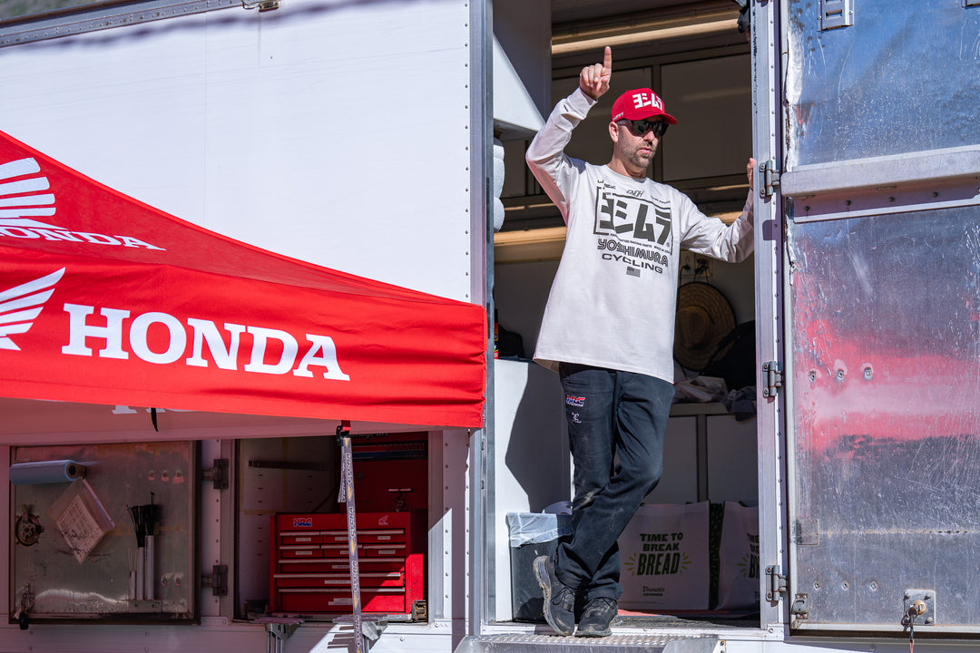 Race Team Long Sleeve Tee Bone