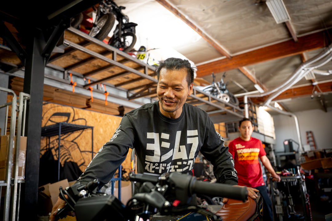 Speed Tuning Long Sleeve Tee Coal