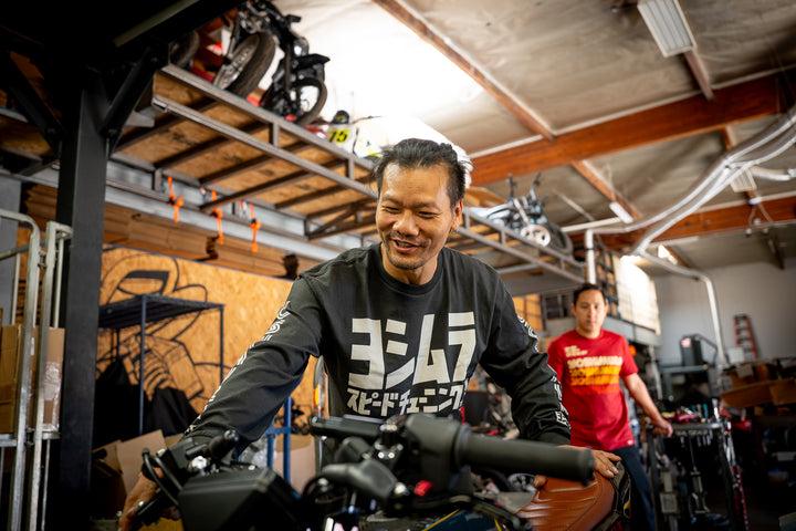 Speed Tuning Long Sleeve Tee Coal