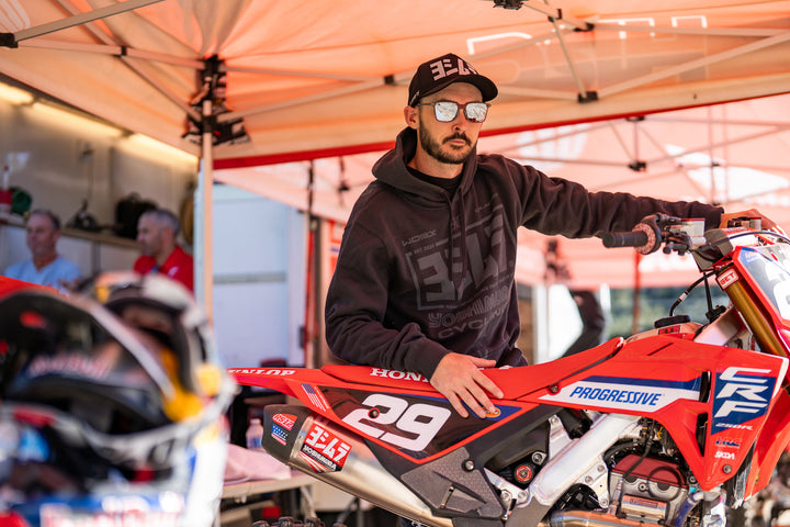 Race Team Pull Over Hoodie Coal