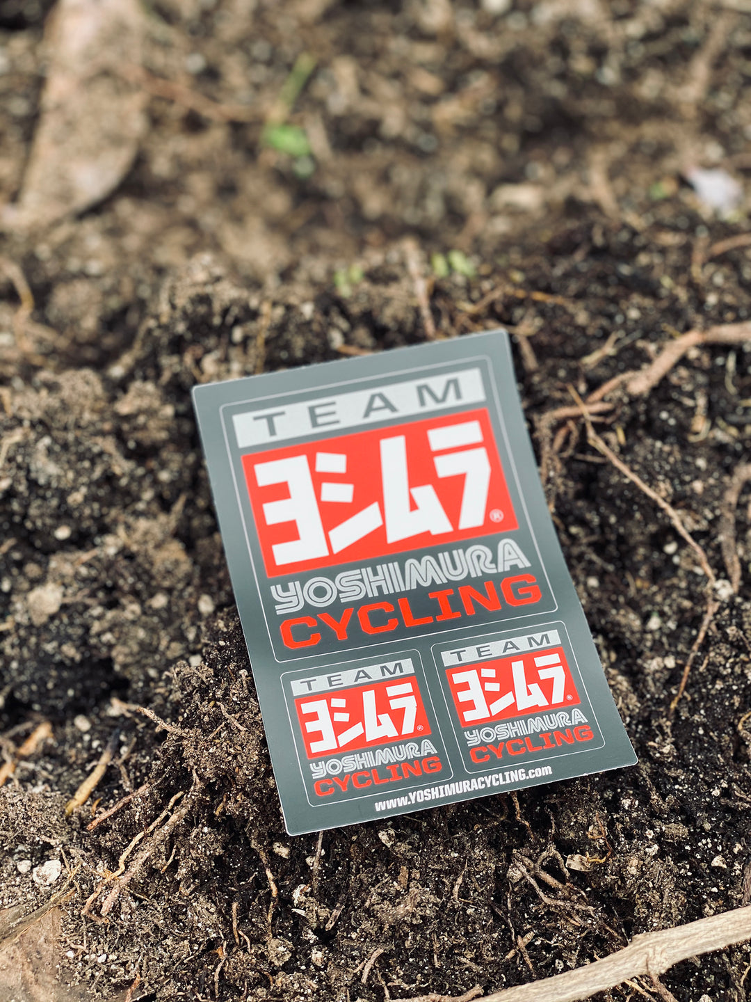 Yoshimura Team Cycling Sticker 3" x 5"
